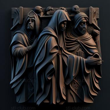 3D model Black Priests (STL)